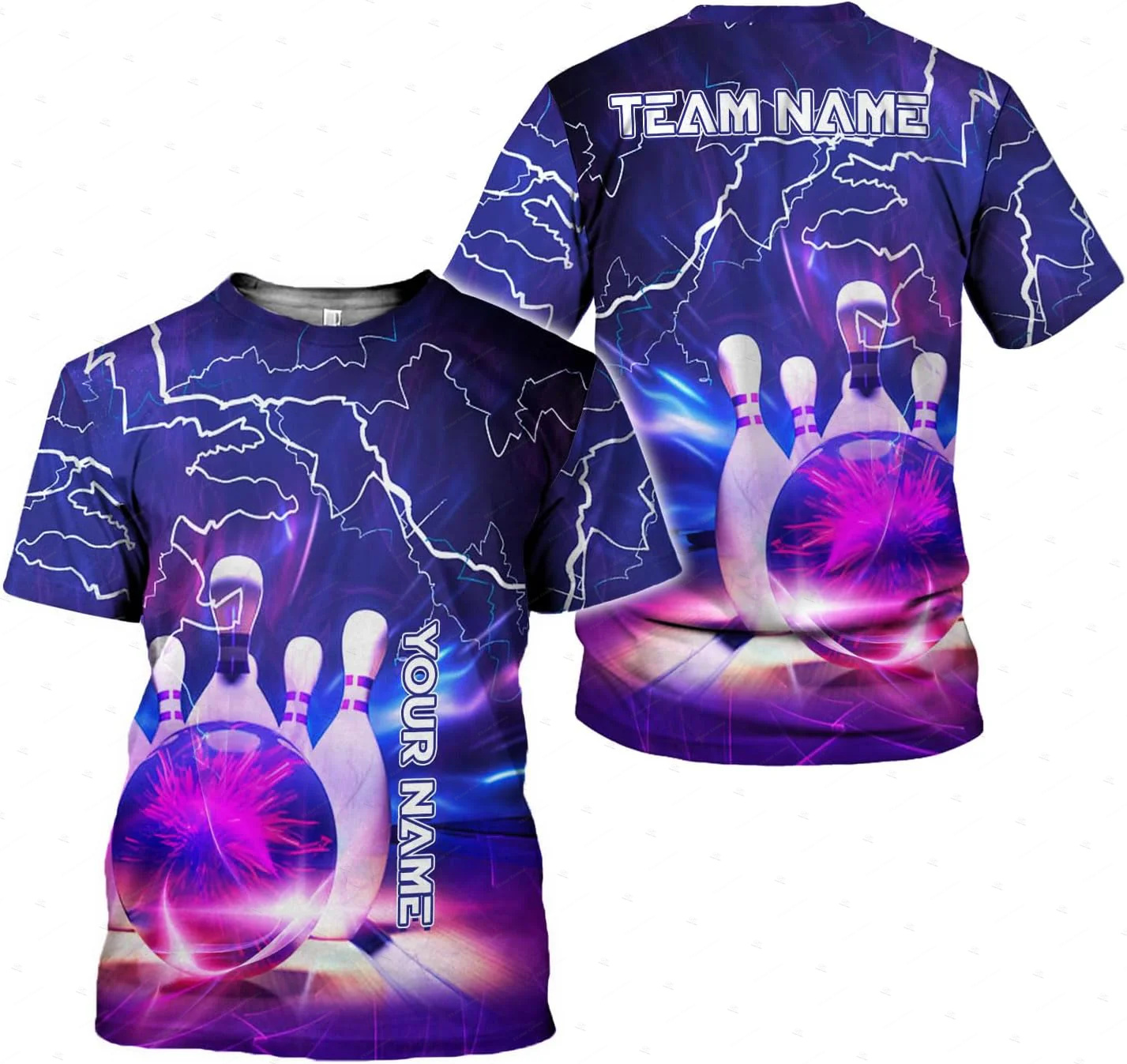 Short Sleeve Bowling Shirt Retro - Koszulki z krótkim rękawem unisex z