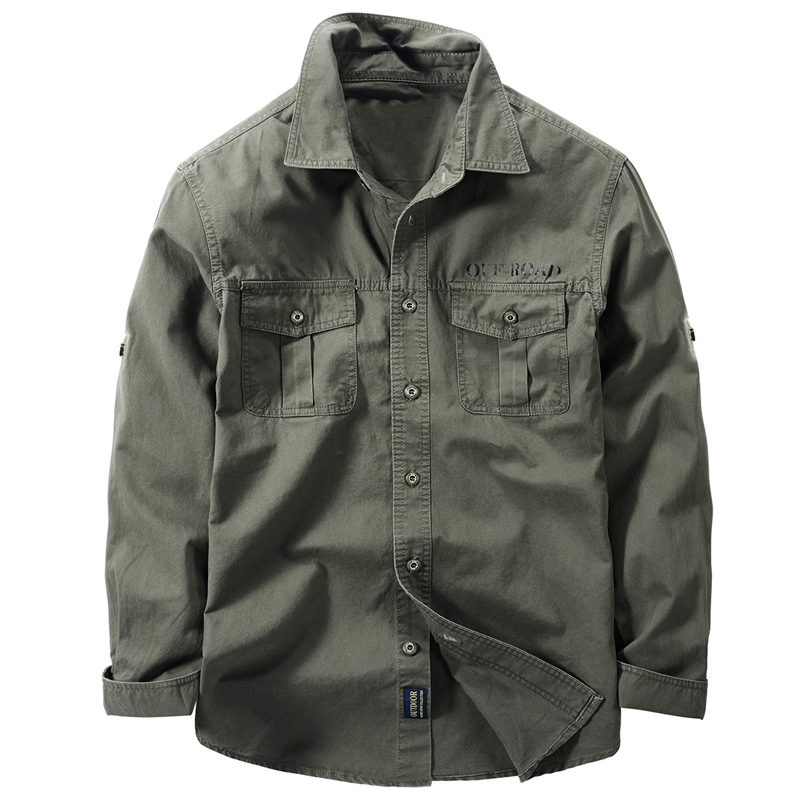 Nowe męskie wiosna multi-pocke – Tactical Military Shirt Cargo recenzja i cena