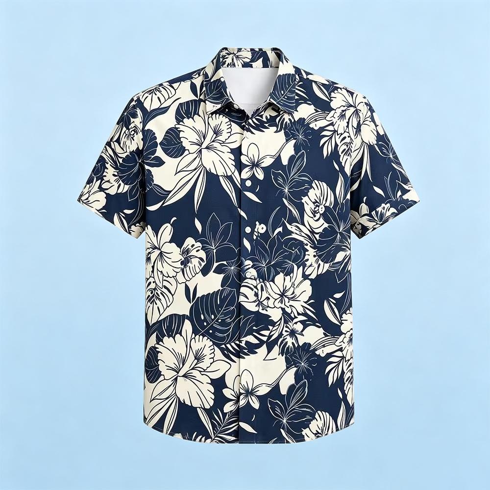 Męska koszula hawajska w stylu – Vintage Hawaiian Floral Shirt recenzja i cena