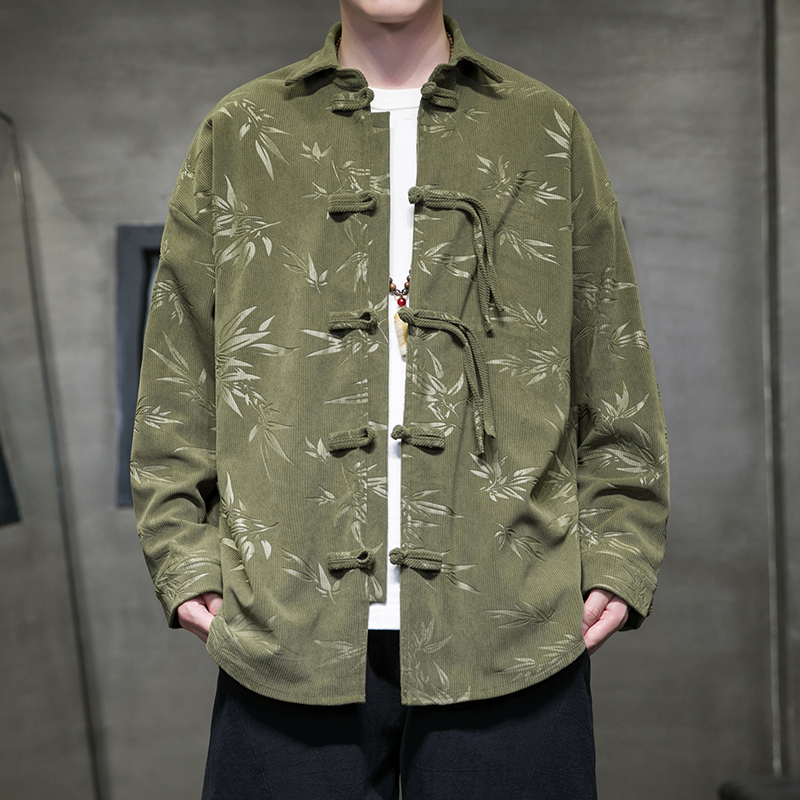 Męska koszula retro z sztruksu – Corduroy Button Up Shirt Men recenzja i cena