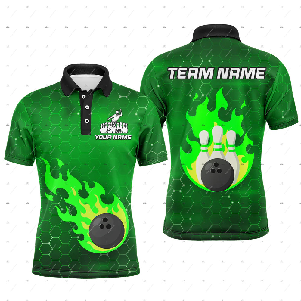 Koszulki Polo z Krótkim Rękawe – Short Sleeve Bowling Shirt Retro recenzja i cena