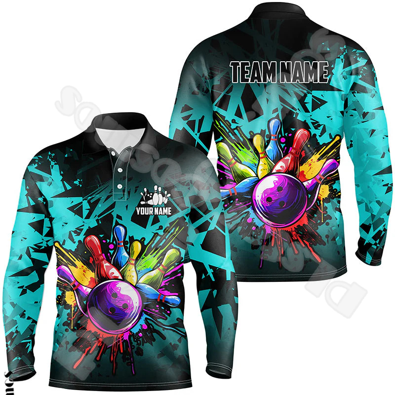 Nazwa własna gracz w kręgle pł – Short Sleeve Bowling Shirt Retro recenzja i cena