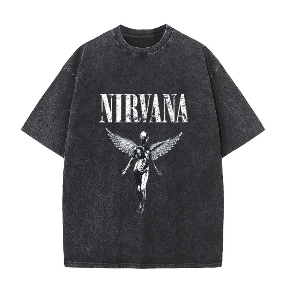 Retro T-shirt Oversize z Efekt – Acid Wash Vintage Graphic T Shirt recenzja i cena