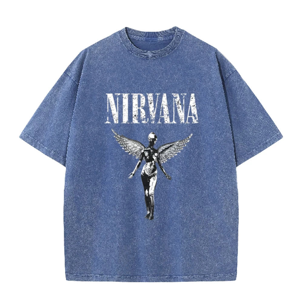 Retro T-shirt Oversize z Efekt – Acid Wash Vintage Graphic T Shirt recenzja i cena