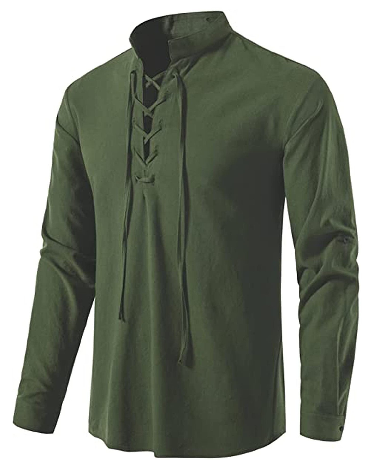 Męska koszula średniowieczna s – Mens Linen Shirt Long Sleeve recenzja i cena