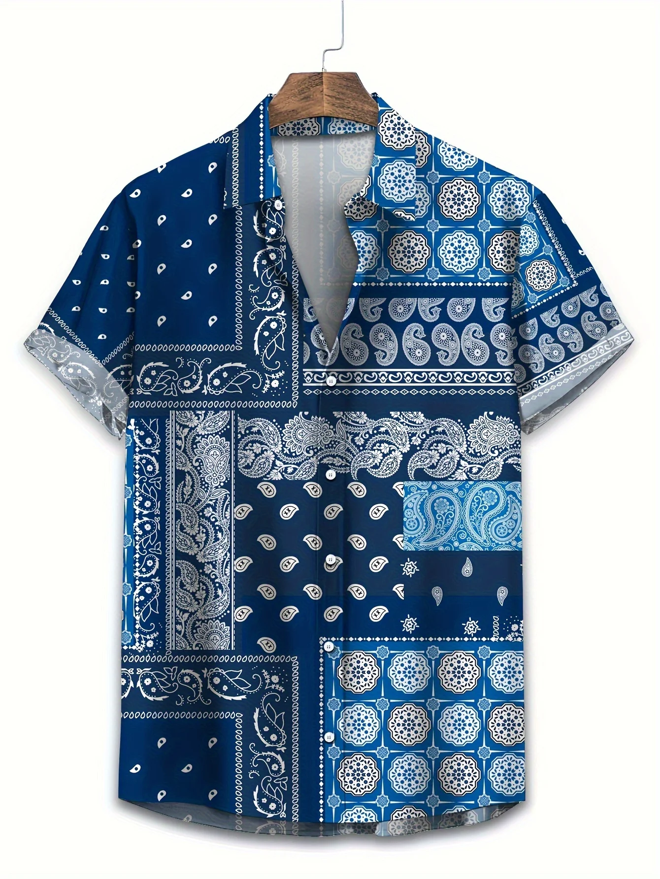 Oddychająca, cienka tkanina, m – Vintage Hawaiian Floral Shirt recenzja i cena