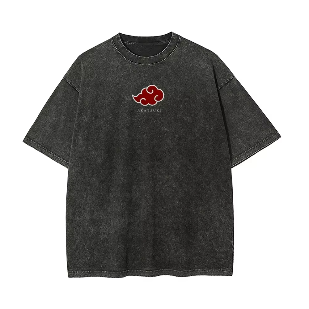 Koszulka Naruto Itachi Uchiha  – Acid Wash Vintage Graphic T Shirt recenzja i cena