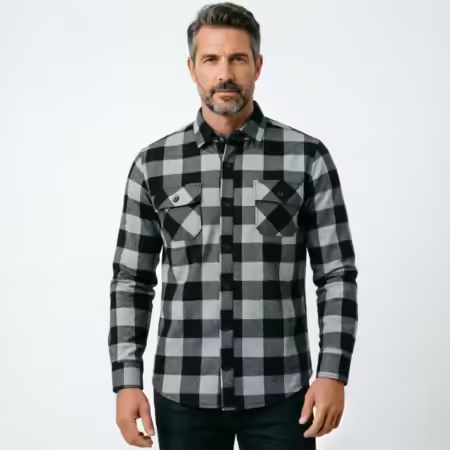 Męska flanelowa kurtka taktycz – Flannel Plaid Shirt Heavy Weight recenzja i cena