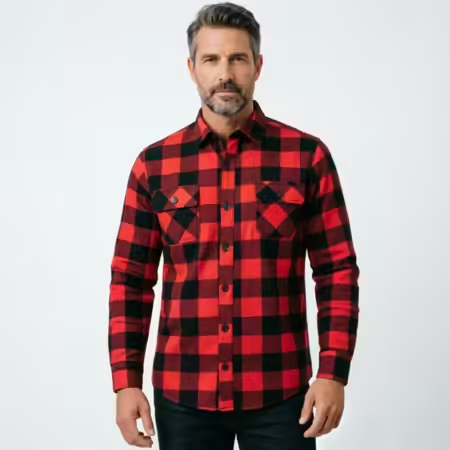 Męska flanelowa kurtka taktycz – Flannel Plaid Shirt Heavy Weight recenzja i cena
