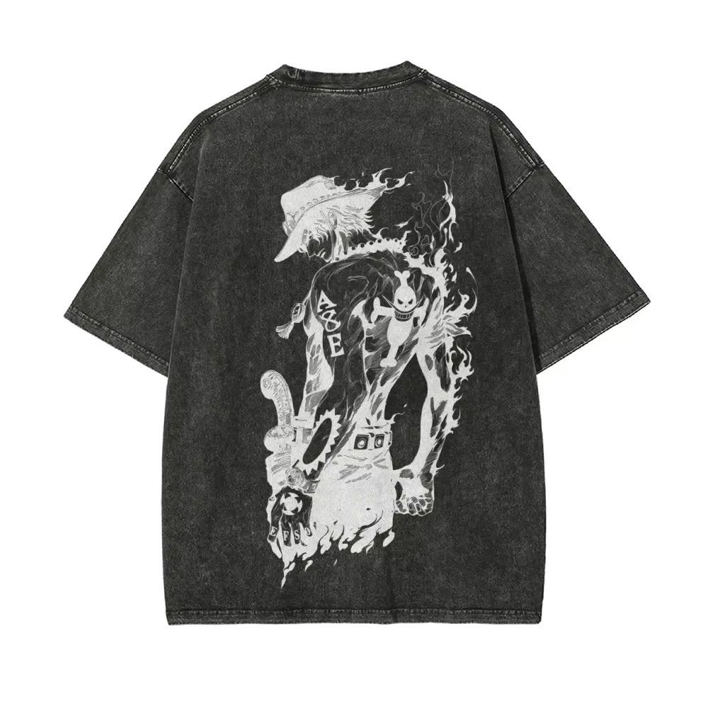 Męska koszulka Ace T-Shirt One – Acid Wash Vintage Graphic T Shirt recenzja i cena