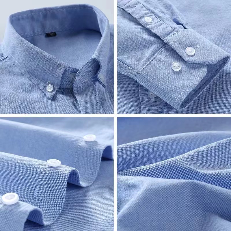 S-6XL Koszule Oxford dla mężcz – Oxford Cotton Casual Shirt Business recenzja i cena