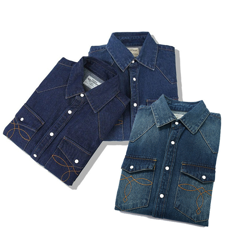 Koszula męska American Wash Vi – Mens Western Denim Pearl Snap Shirt recenzja i cena
