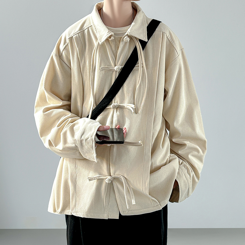 Męska koszula sztruksowa w sty – Corduroy Button Up Shirt Men recenzja i cena